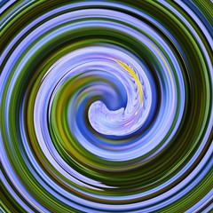 A glamorous illustration of particles and rays. Blue gradient background, beautiful blue abstract motion background.