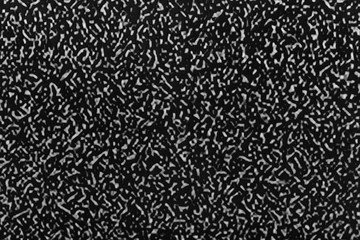 Television screen with static noise caused by bad signal reception