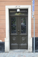 Stockholm, mariaberget, front door