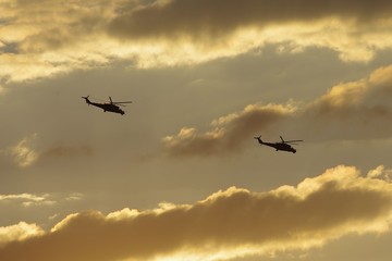 Combat Helicopters Mi-24