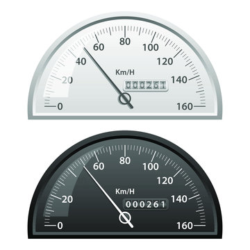 Car speedometer vector design illustration isolated on white background