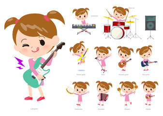 Pink clothing girl_pop music