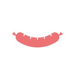 Sausage icon vector