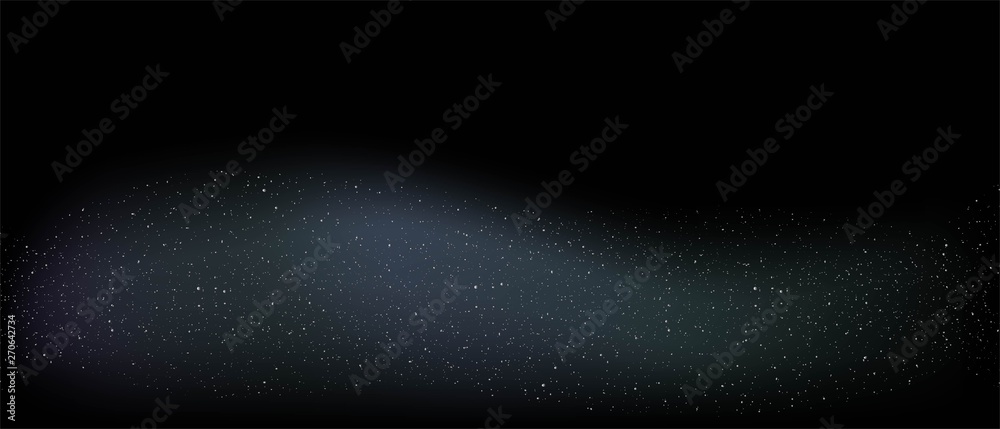 Wall mural nice dark background with decorative wavy particles