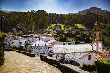 Fototapeta na wymiar village Landscape in Spain