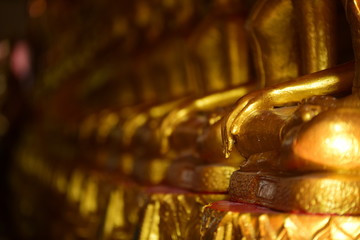 Golden buddha statue