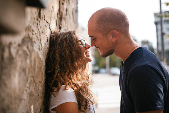 Teenage couple