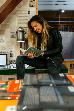 Female writer working