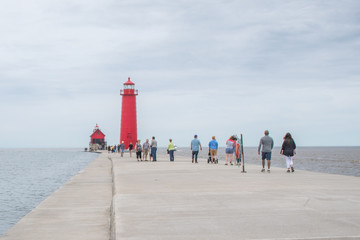 light house of lake Michigan 