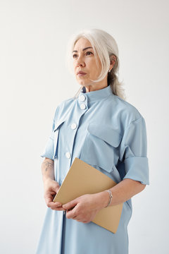 Beautiful Elderly Female Model