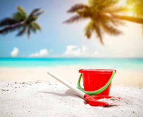 Summer background of free space and ocean landscape 