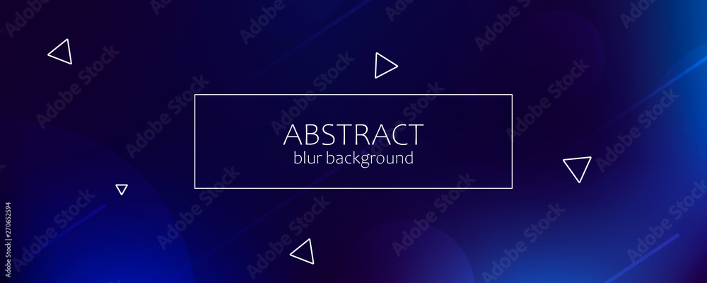 Poster abstract banner with gradient shapes