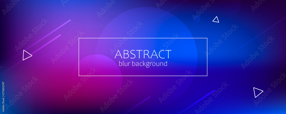 Poster abstract banner with gradient shapes