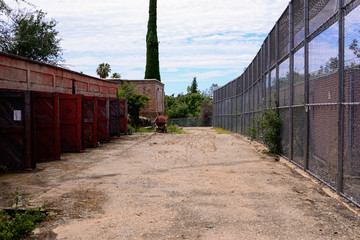 Courtyard of an Abandoned Building