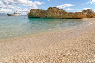 Naklejka premium Cala Mariolu beach - Italy - Sardinia