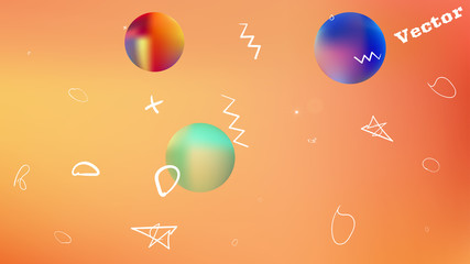 Professional abstract space background picture blend.