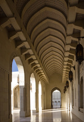 Muscat, Oman. Sultan Qaboos Grand Mosque