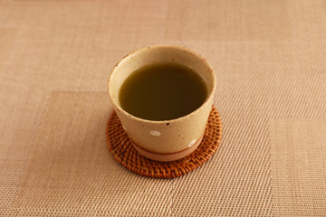 一杯の日本茶
