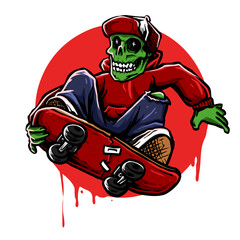 skate skull © Jerkslab