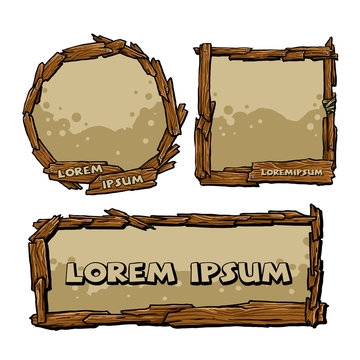 wooden frame