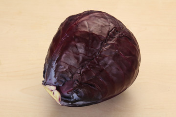 Red bright cabbage