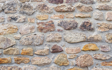 Background of stone wall texture.