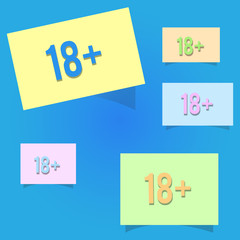 Conceptual hand writing showing 18 . Business photo showcasing Person is now under adult franchise She or He is now able to vote.