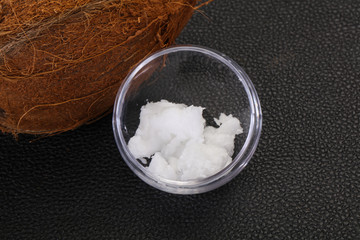 Dietary Coconut oil in the bowl