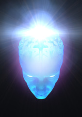 Obraz premium Artificial intelligence. 3d illustration