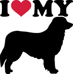 I love my Hovawart silhouette