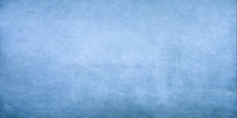 Blue wide grunge effect texture.