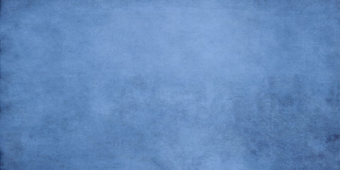 Blue wide grunge effect texture.