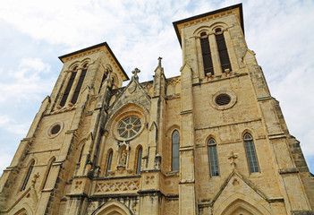 Fototapeta na wymiar San Fernando Cathedral - San Antonio, Texas