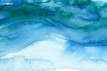 Hand drawn watercolor abstract background