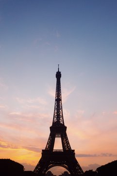 Eiffel Tower at Sunset