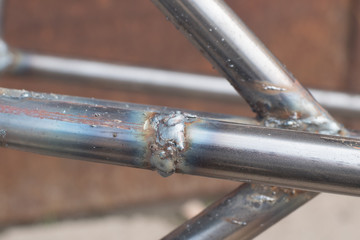  metal pipe with weld seams