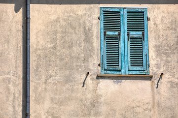 Blue Window Shutter of Cinque Terre