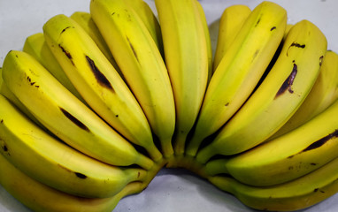 Raw Organic Bunch of Bananas