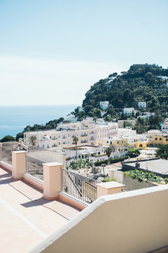 View at the island of Capri