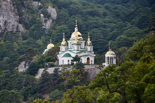 Russia. Crimea. Oreanda Church of the Holy Archangel Michael