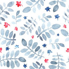 Watercolor floral pattern