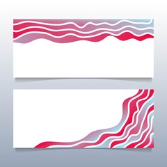 ABSTRACT COLORFUL BANNERS III