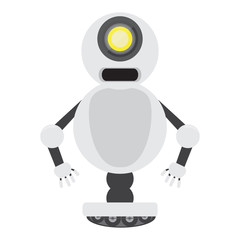 Isolated robot toy for kids - Vector illustration