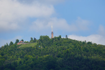 Gleitschirmfliegen am Hausberg Merkur in der Kurstadt Baden-Baden