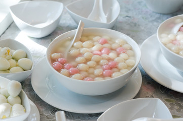 Rainbow Thai Glutinous Rice Balls