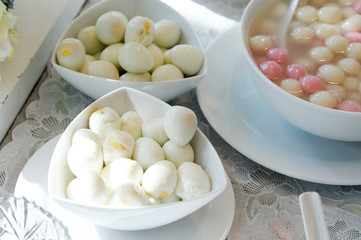 Rainbow Thai Glutinous Rice Balls