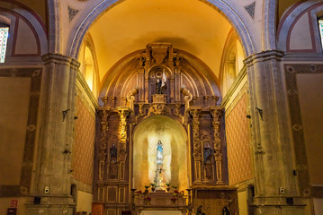 Fototapeta na wymiar Basilica Altar Templo de la Compania Church Oaxaca Mexico