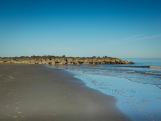 Beautiful beach in day time