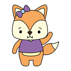 Fototapeta premium cute animal cartoon