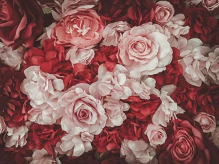 schöner künstlicher Blumenhintergrund, Vintage-Stil  © joeycheung